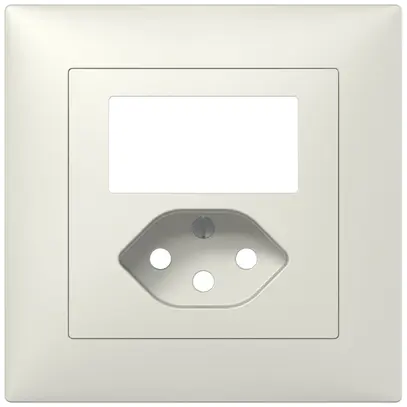 Kit di montaggio INC SIDUS B per presa di carica USB+T13 bianco 