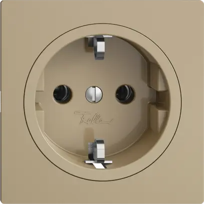 Presa SCHUKO EDIZIOdue F, 16A, 250VAC, L+N+PE sand 