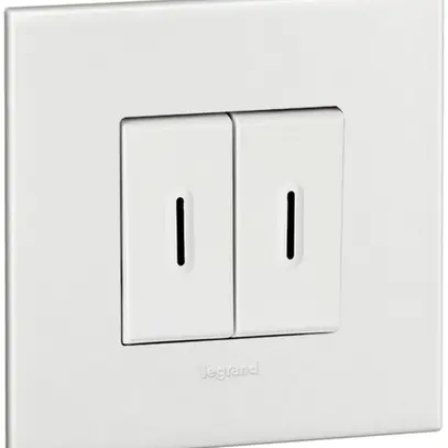 Contatto a bilico INC ATO 6A 250V bianco grd.I 2×AR 