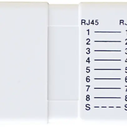 Fiche de transition RJ45/RJ45 