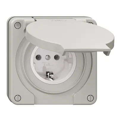 Presa NUP NEVO, SCHUKO, grigio chiaro 