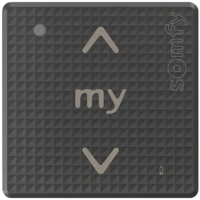 Trasmettitore da parete RF AP Somfy Smoove 1 RTS Black 