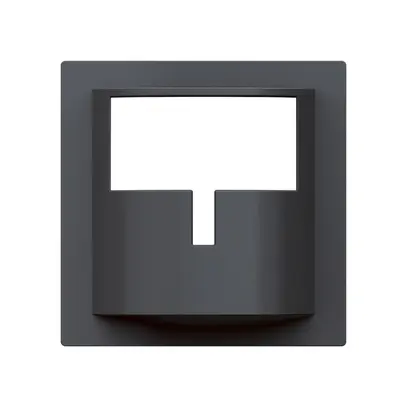 Placca frontale Hager kallysto H per rilevatore di movimento antracite 