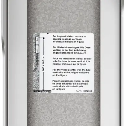 Scatola AP Sfera 3 moduli Al 