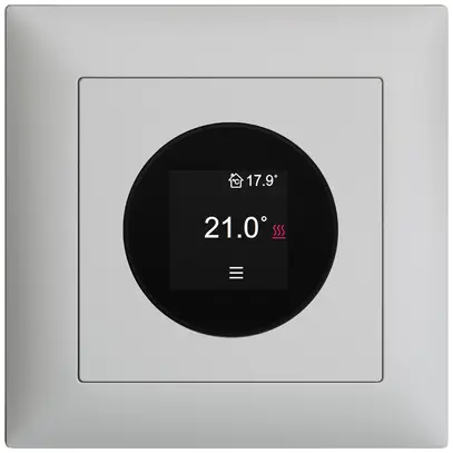 Thermostat d'ambiance ENC EDIZIOdue 230VAC 4…30°C 88×88mm gris clair 