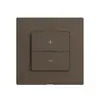 Kit copertura per dimmer 1c/2t Edue Wiser coffee 