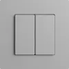 Interrupteur 2K/2T WLAN Edue Wiser silver 
