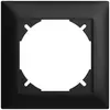 Abdeckrahmen EDIZIOdue 1×1 schwarz 