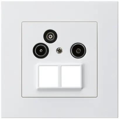 Presa antenna INC R/TV/dati kallysto.pro HMS 2GHz 19db bianco 