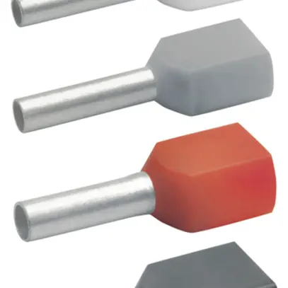 Capocorda doppio tipo B isolato 2×10mm²/14mm marrone 