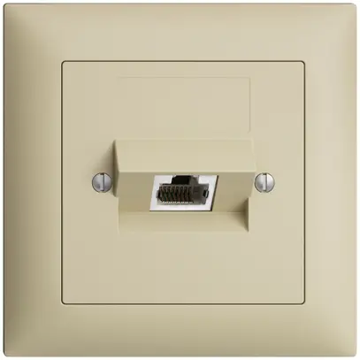 Presa INC 1×RJ45/s 8P ITplus EDIZIOdue vanille 