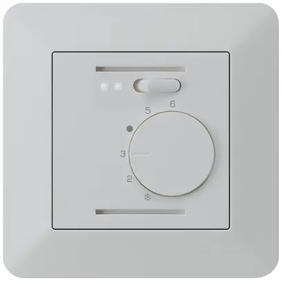 Termostato ambiente INC kallysto.trend grigio chiaro per riscaldamento pavimento 