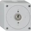 Interruttore a chiave AP robusto senza copertura 0/3P grigio 