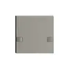Touche 1/1 KNX/électron.s.LED EDIZIOdue commande à 2-touches gris foncé 