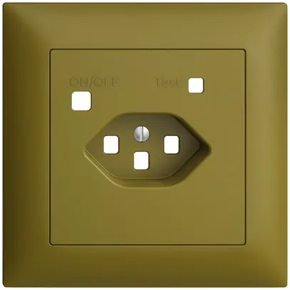 Kit frontale EDIZIOdue per presa FI FMI, T23, olive 