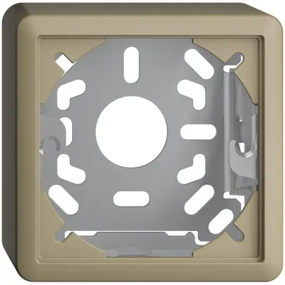 Capot avec plaque de base 39mm EDIZIOdue sand 