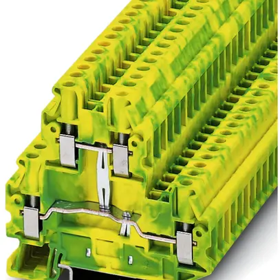 Doppelstock-Reihenklemme 0.14…6mm² grün/gelb AWG26…10 
