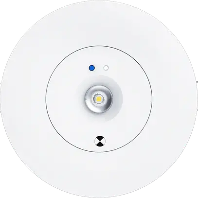Luce d'emergenza a incasso a LED Iris anti-panico autotest E3 LiFePO4 