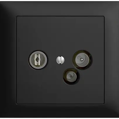 Prise de données INC TV-R DD11 5…65MHz EDIZIOdue noir 