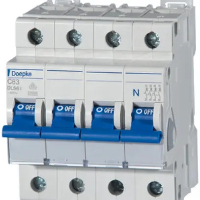Leitungsschutzschalter Doepke DLS 6I, C16 3L+N 10kA 