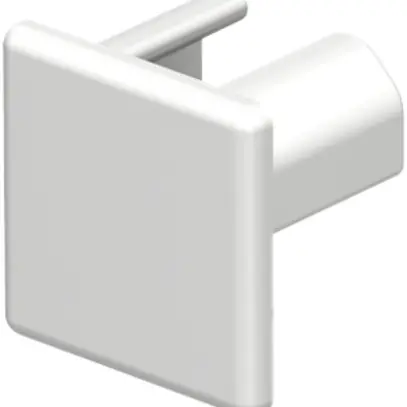 Piastra terminale Bettermann p.canale d'installazione WDK bianco puro 15×15mm 