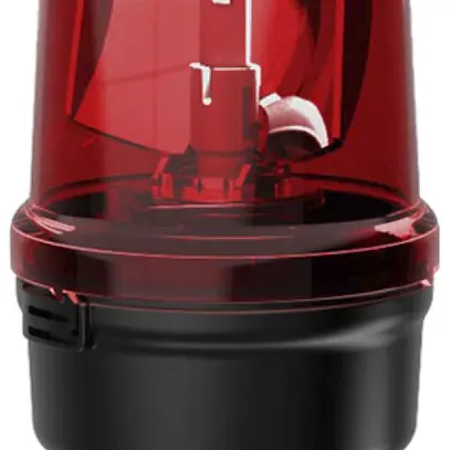 Feu tournant LED WERMA 885 115…230VAC montage sur tube rouge 
