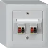 Presa AP audio kallysto 2×grigio chiaro morsetto per 2 altoparlante 