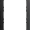 Cadre de recouvrement EDIZIOdue prestige pour KNX-Panel 7" verre noir 