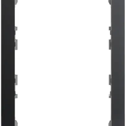 Abdeckrahmen EDIZIOdue prestige für KNX-Panel 7" glas schwarz 