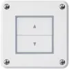 Interruttore per tapparelle INC robusto IP55 bianco con 2 tasti di comando 