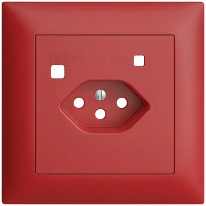 Kit frontale EDIZIOdue per presa FI FMI, T13, berry 