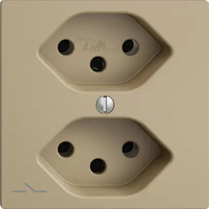 Prise ENC EDIZIOdue 2×T13 sand 1×S 