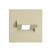 Plaque frontale 1×RJ45 ITplus EDIZIOdue vanille 