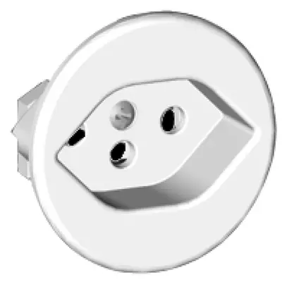 Disco frontale basico tipo 13 bianco con protezione bambini 