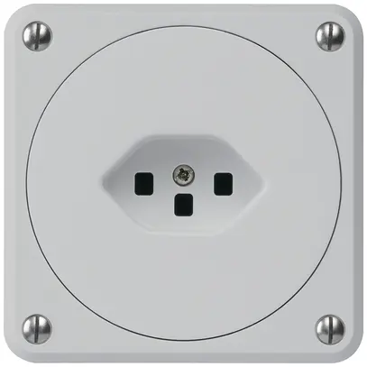 Prise ENC robusto type 23 gris sans clapet 