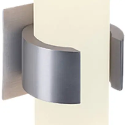 Applique SLV DENA, 2×E14 40W verre partiellement satiné IP20 alu brossé 