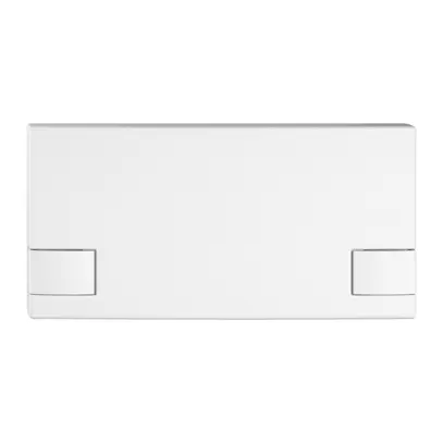 Poussoir 1/2 EDIZIO.liv KNX et UNI a.SNAPFIX® sans LED commande à 2 touches bc 