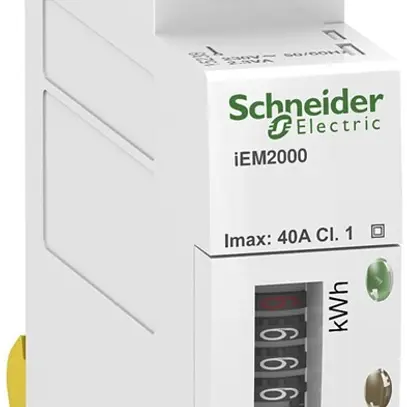 Contatore energia AMD Schneider Electric iEM2000 MID 1P+N 40A 