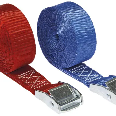 Courroie de sécurité Plica 3m avec serrure, 25mm, polypropylène bleu/rouge 4 pcs 