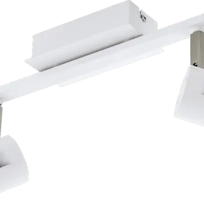 VERGIANO, GU10-LED, 2x 5W, 800 lm bianco/nichelio-opaco 