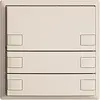 Pulsante INC KNX 6×EDIZIOdue crema RGB senza LED 