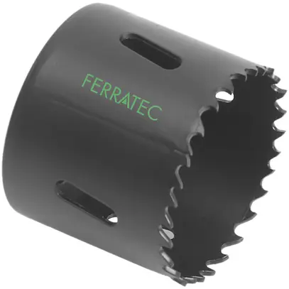 Scie-cloche Ferratec HSS-BI-métal Ø51mm, ISO50 