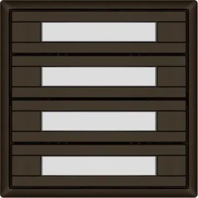 Pulsante universale EDIZIO.liv UNI SNAPFIX® s.LED 4× com.2T targ.ma 