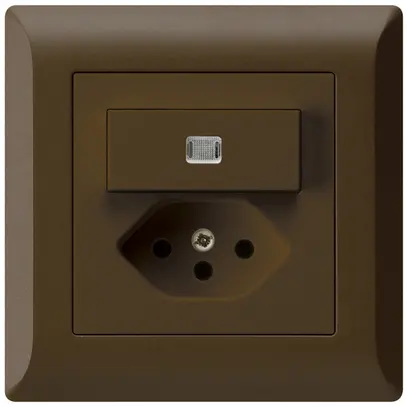 Combinazione luminosa INC A-R/1P+T13 kallysto.line marrone 