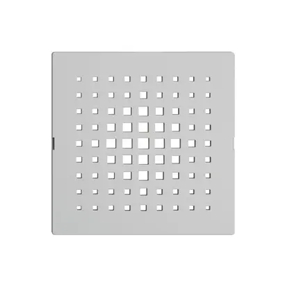 Kit frontal EDIZIOdue gris clair, 60×60mm pour carillon 3070 