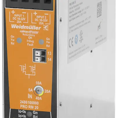 Module de redondance WM PRO RM 20 10…32VDC IN: 2×20A OUT: 1×40A 