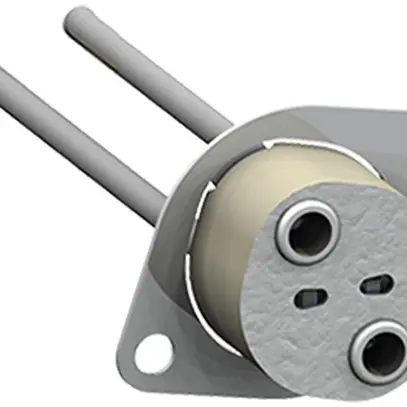 Douille céramique GY4-GY6,35 avec bride 17×9 