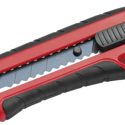 Coltello multiuso CIMCO Cutter, bloccaggio automatico, 2× lama di ricambio 