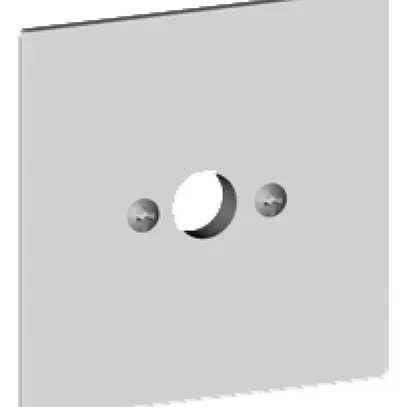 Placca frontale kallysto bianco per 60×60 per scatola di raccordo 