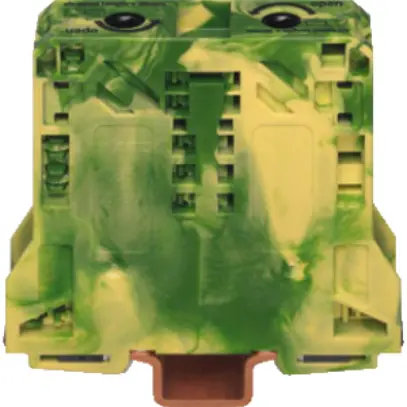 Durchgangsklemme WAGO 2L 50mm² grün/gelb 